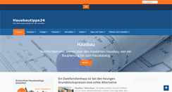 Desktop Screenshot of hausbautipps24.de